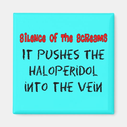 Psych Nurse Unglaublich witzig Geschenke Magnet (Vorne)