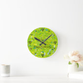 Psych Time   School Psychology Clock Runde Wanduhr (Zuhause)