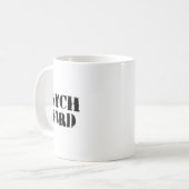 Psych Ward Funny Halloween Kostümprisoner Geschenk Kaffeetasse (Vorderseite Links)