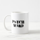 Psych Ward Funny Halloween Kostümprisoner Geschenk Kaffeetasse (Links)