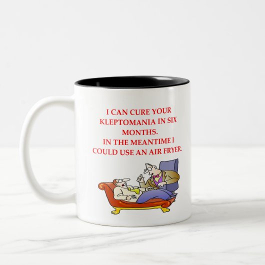 PSYCH ZWEIFARBIGE TASSE (Links)