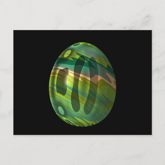 Psychadelic Egg 4 Postkarte (Vorderseite)