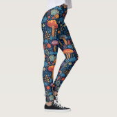 Psychadelic Groovy Mushrooms Leggings (Rechts)