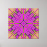 Psychadelic Liquid Abstrakt Lila Orange