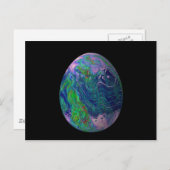 Psychadelisches Ei 7 Postkarte (Vorne/Hinten)