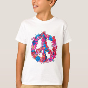 Psychdeclic Friedenssymbol T-Shirt