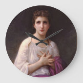 Psyche 1892 William Bouguereau Große Wanduhr (Vorderseite)