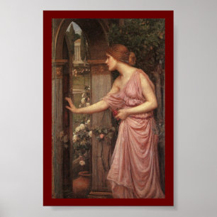 Psyche betritt den Garten von Cupid Poster