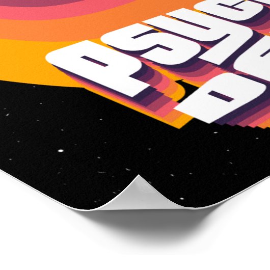 Psyche-Delic-Poster Poster (Ecke)