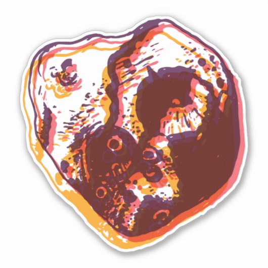 Psyche Design 1 Aufkleber (Vorderseite)