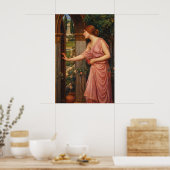 Psyche entering Cupid's Garden by Waterhouse Poster (Küche)