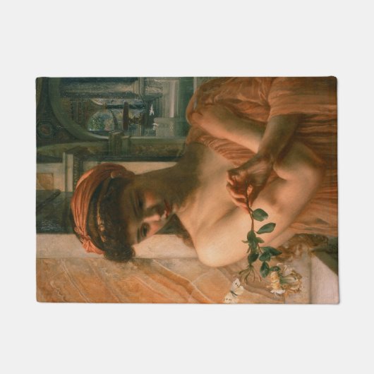Psyche im Tempel der Liebe (von Edward Poynter) Fußmatte (Vorderseite)