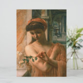 Psyche im Tempel der Liebe (von Edward Poynter) Karte (Stehend Vorderseite)