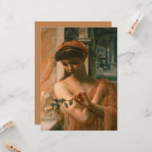 Psyche im Tempel der Liebe (von Edward Poynter) Karte (Vorderseite/Rückseite Beispiel)