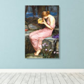 Psyche öffnet die Golden Box Wasserhaus Malerei Leinwanddruck (Insitu (Holzboden))