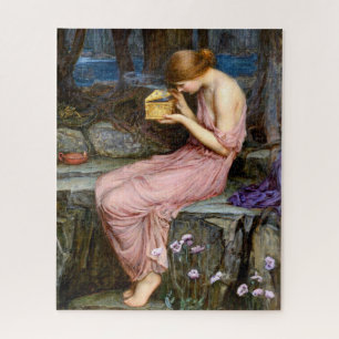 Psyche öffnet die goldene Schachtel Waterhouse Gem Puzzle
