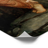 Psyche Opening Golden Box Wasserhouse Poster Print (Ecke)