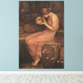 Psyche Opening the Golden Box by J W Waterhouse Leinwanddruck (Insitu (Holzboden))