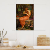 Psyche Opening the Golden Box by Waterhouse Poster (Küche)