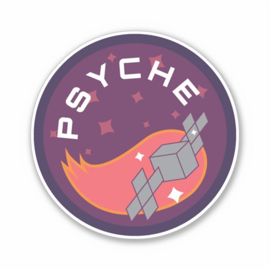 Psyche Patch Sticker (Vorderseite)