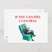 Psyche Postkarte (Vorne/Hinten)