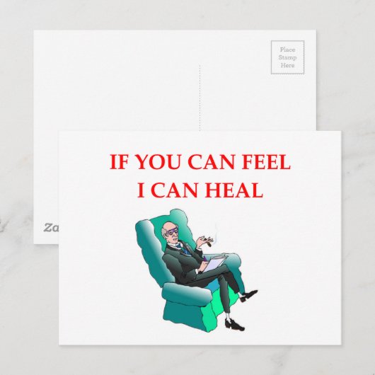 Psyche Postkarte (Vorne/Hinten)