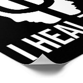 Psyche Psyche Gesundheit - Psychotherapeut Poster (Ecke)