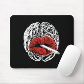 Psyche raucht Aufkleber  Mousepad (Mit Mouse)