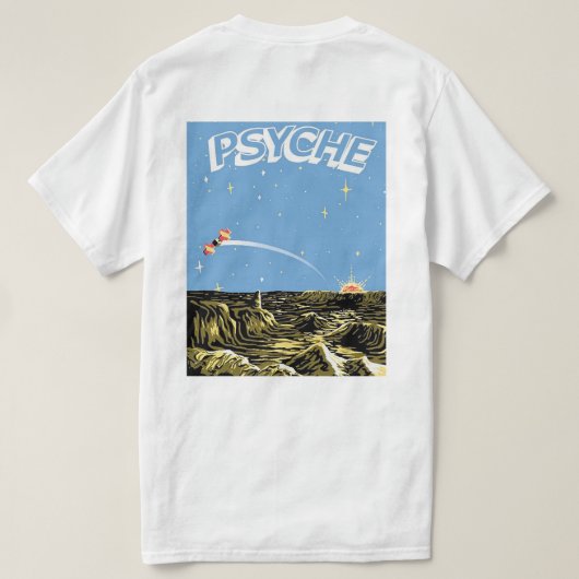 Psyche Sunrise T-Shirt (Design Rückseite)