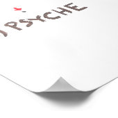 Psyche to Scale Poster (Ecke)