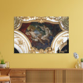 Psyche und Cupid, Deckenplatte aus dem Salon de Sa Leinwanddruck (Insitu (Wohnzimmer))