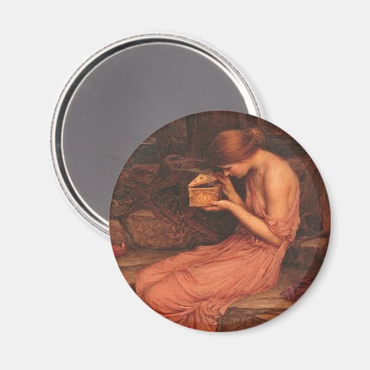 Psyche und Goldene Box Magnet (Vorderseite/Rückseite)