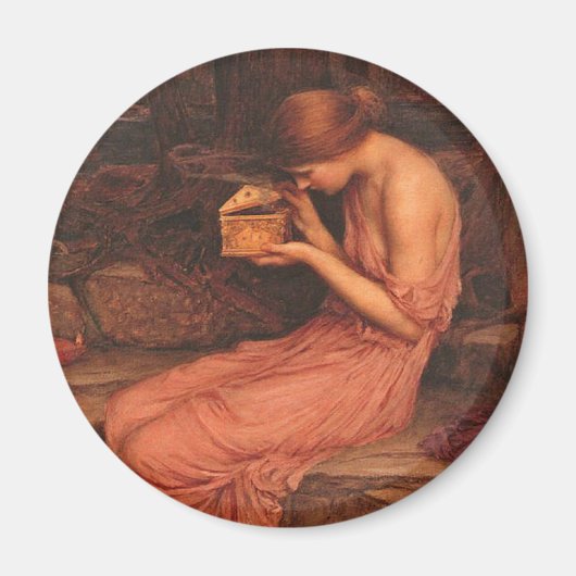 Psyche und Goldene Box Magnet (Vorne)