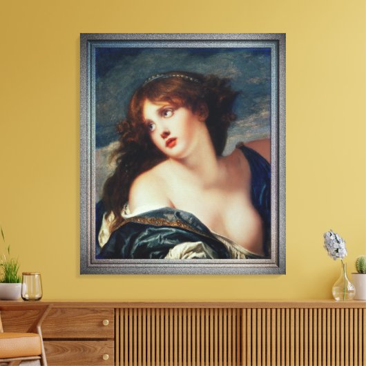 Psyche von Jean-Baptiste Greuze Leinwanddruck (Insitu (Wohnzimmer))