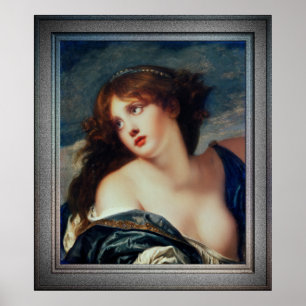 Psyche von Jean-Baptiste Greuze Poster