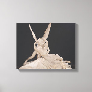 Psyche wieder belebt durch den Kuss von Amor Leinwanddruck