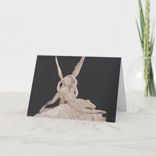 Psyche wiederbelebt durch den Kuss von Cupid 1787- Karte (Vorderseite)