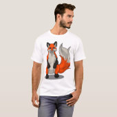 Psyche zahmeres orange Salk Shirt (Vorne ganz)
