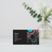 Psychedelace - Fraktal Visitenkarte (Stehend Vorderseite)