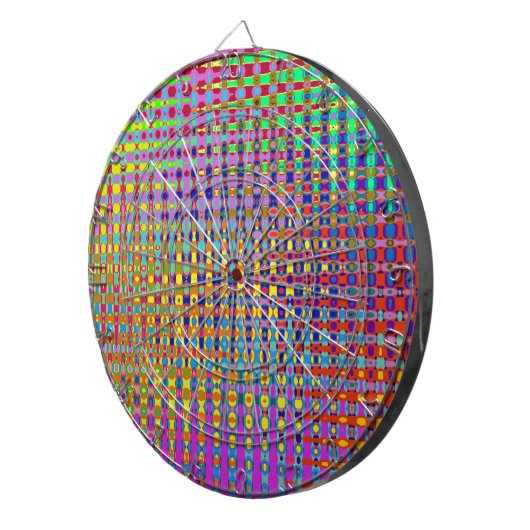 Psychedelia Dartboard Dartscheibe (Vorderseite rechts)