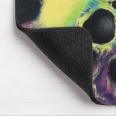 "Psychedelia" Skull Cluster Art Designer Mouse Pad Mousepad (Ecke)