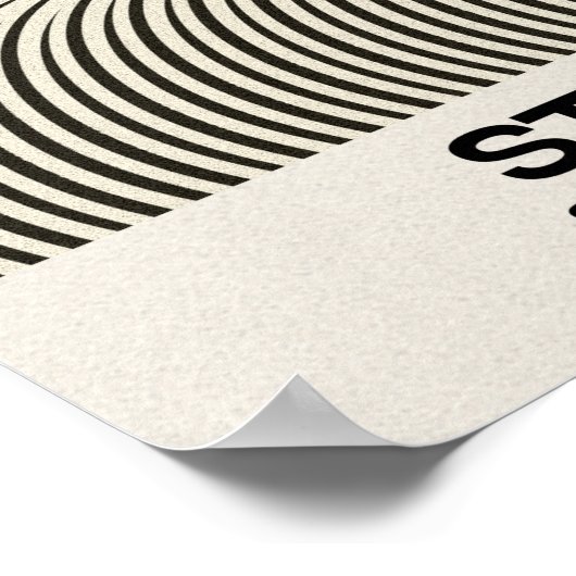 Psychedelia Standardisierte Werbung Infinitum Post Poster (Ecke)