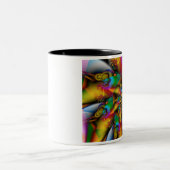 Psychedelia Zweifarbige Tasse (Mittel)