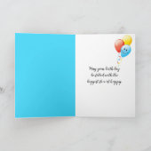 Psychedelic 3D Abstrakt für 41. Geburtstag Karte (Innenseite)