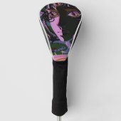 Psychedelic 3rd Eye Anime Girl Golf Headcover (Vorderseite)