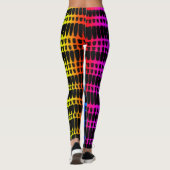 Psychedelic 4 Colors Leggings (Rückseite)