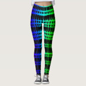 Psychedelic 4 Colors Leggings (Vorderseite)