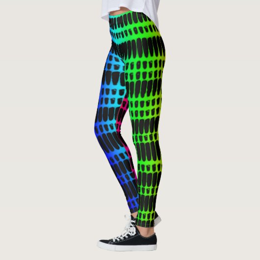 Psychedelic 4 Colors Leggings (Links)