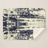 psychedelic abstract art black and white sherpadecke (Vorderseite (Horizontal))