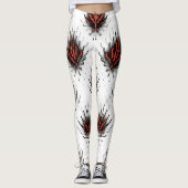 Psychedelic Abstract Leggings (Vorderseite)